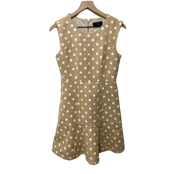 J. Crew | Dresses | J Crew Marcy Polka Dot Embroidered Tweed Mini Dress Size 4p | Poshmark J. Crew | Dresses | J Crew Marcy Polka Dot Embroidered Tweed Mini Dress Size 4p | Poshmark